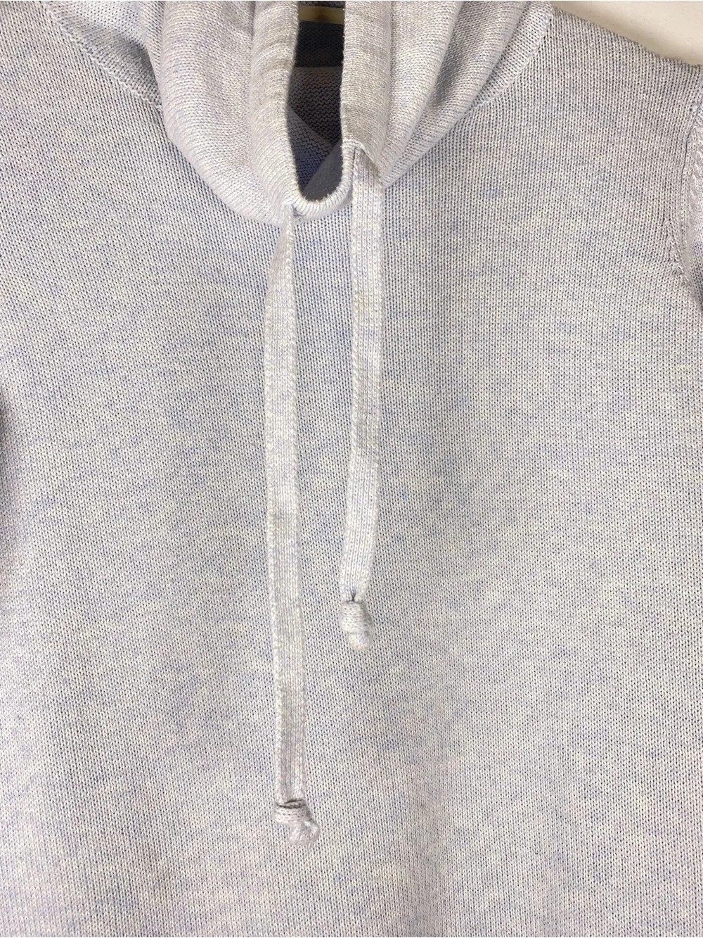 DAKINI ANTHROPOLOGIE Funnel Neck Tulip Hem Tunic Sweater Light Blue S